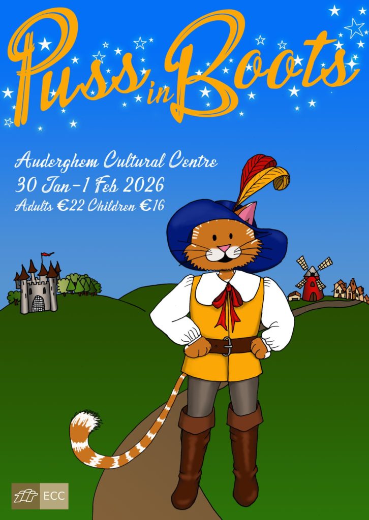 Puss in Boots.  Auderghem Cultural Centre - 30th Jan to 1st Feb 2026
