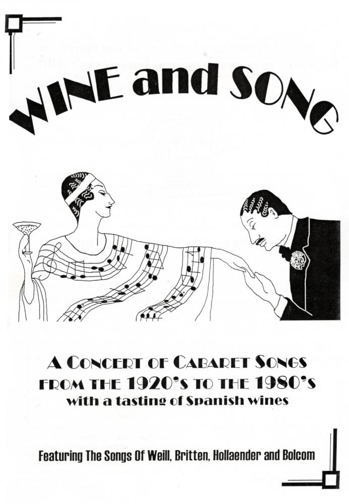Wine And Song Poster